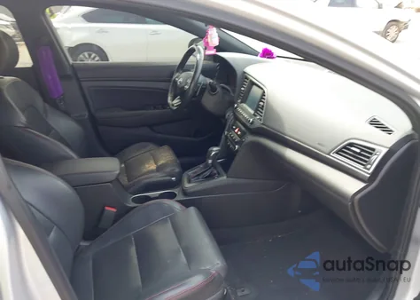 2018 Hyundai Elantra Sport из США, поврежденный, VIN KMHD04LB9JU573782